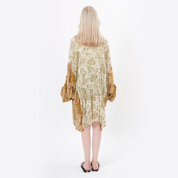 Loose Fit Printed Floral Beach Cover Ups - Image 8