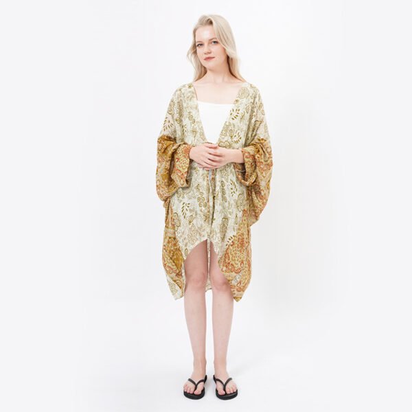 Loose Fit Printed Floral Beach Cover Ups - Image 6