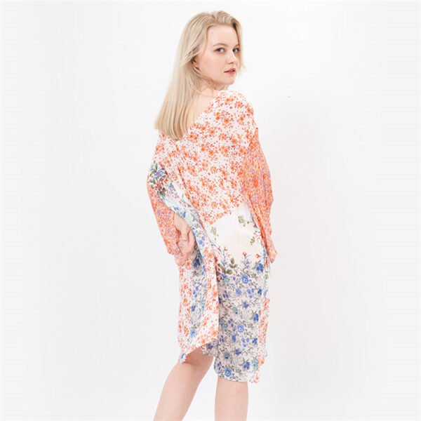 Floral Printed Beach Wrap Dress Cover Ups - Image 5