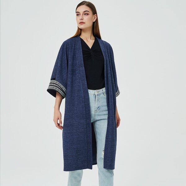 Loose Open Front Women Cardigans Kimono Jacket - Image 6