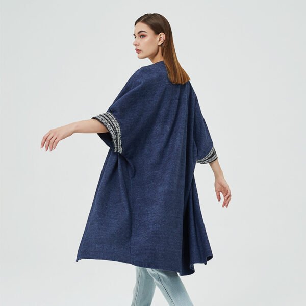 Loose Open Front Women Cardigans Kimono Jacket - Image 4