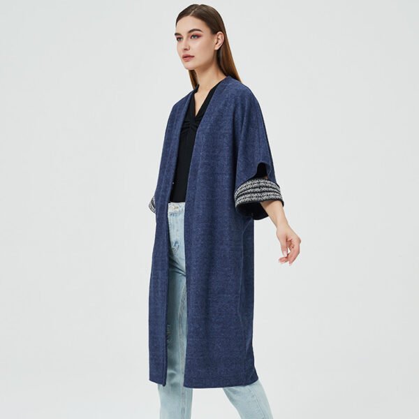 Loose Open Front Women Cardigans Kimono Jacket - Image 3