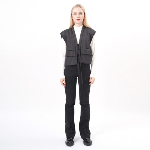 Women Sleeveless Vest Padded Jacket - Image 7