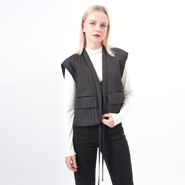 Women Sleeveless Vest Padded Jacket