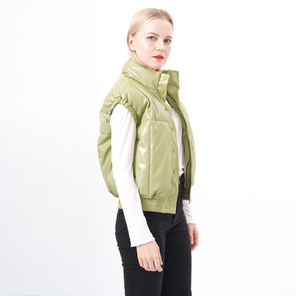 Cap Sleeves Padded Puffer Vest