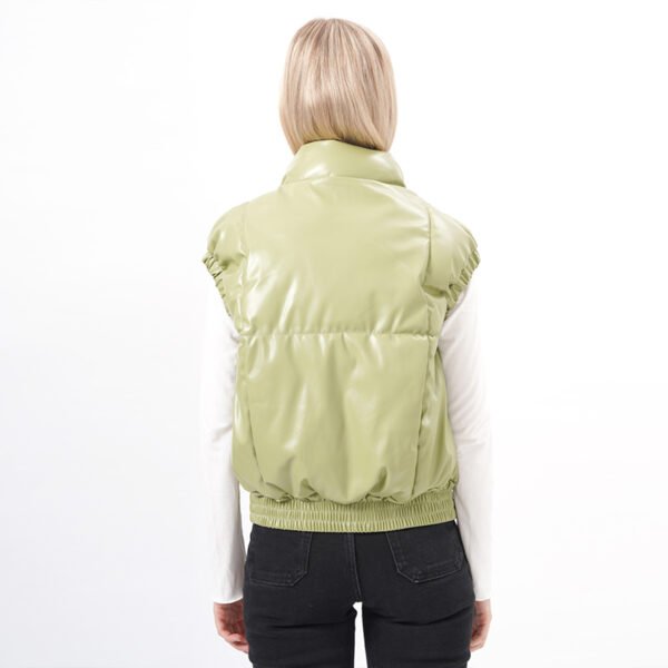 Cap Sleeves Padded Puffer Vest - Image 3