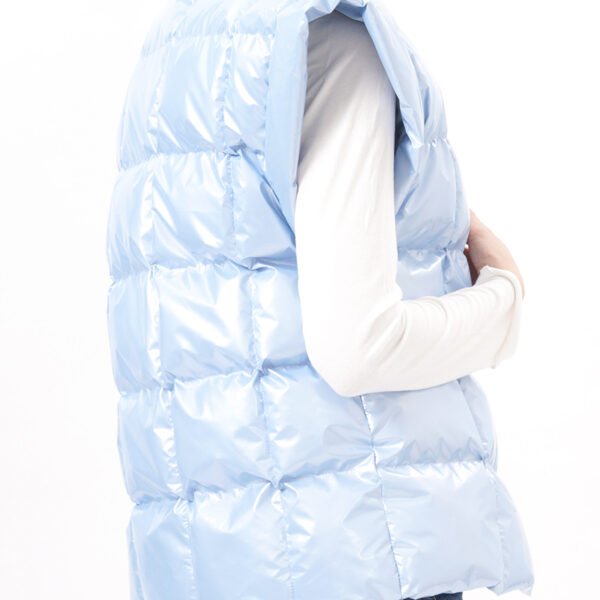 Solid Quilted Vest Padded Puffer Gilet - Image 2