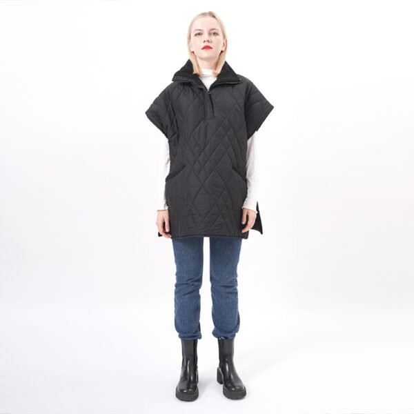 Diamond Quilted Padded Pullover Jacket - Image 7