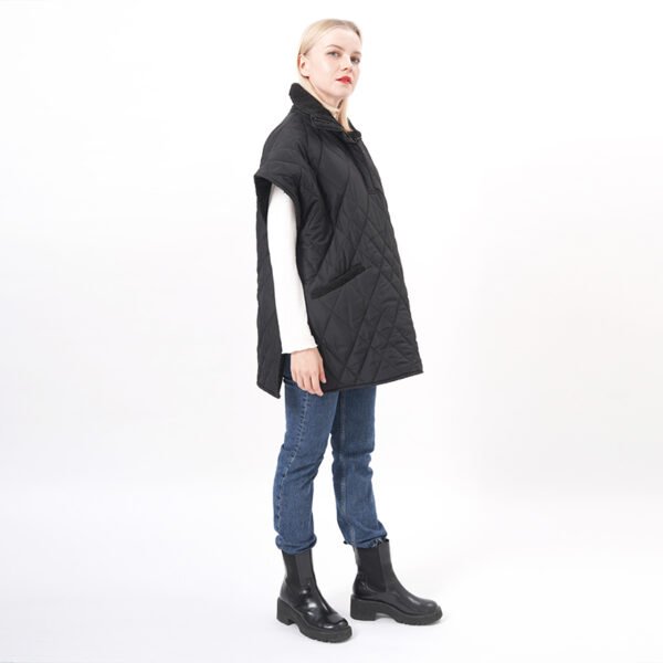 Diamond Quilted Padded Pullover Jacket - Image 6