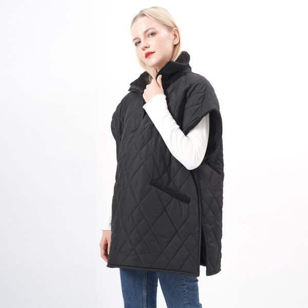 Diamond Quilted Padded Pullover Jacket