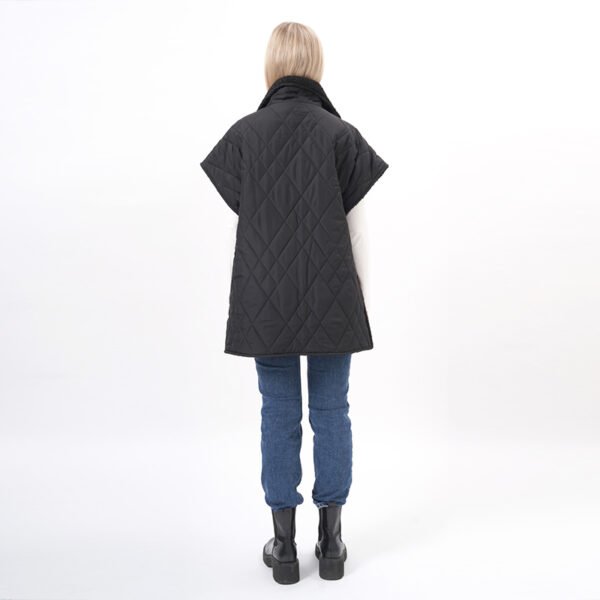 Diamond Quilted Padded Pullover Jacket - Image 3