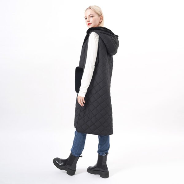 Women Long Puffer Coat Jacket with Hood