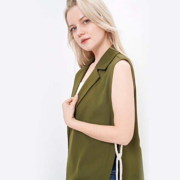 Open Front/Side Cardigan Vest - Image 4