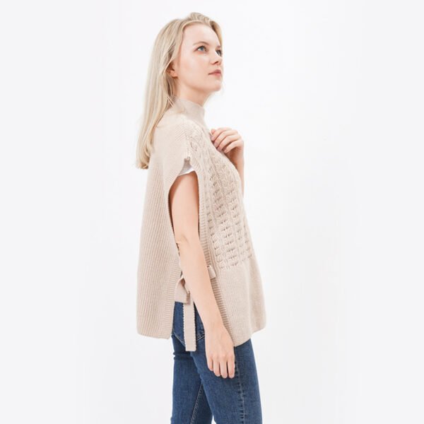 Knit Cropped Crochet Sweater Tops - Image 6