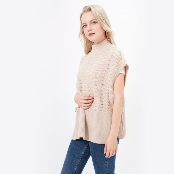 Knit Cropped Crochet Sweater Tops