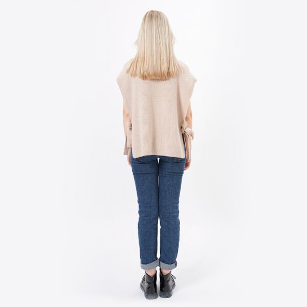 Knit Cropped Crochet Sweater Tops - Image 3