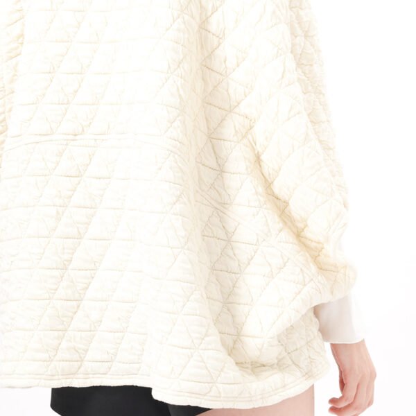 Long Sleeves Diamond Padded Pullover - Image 2