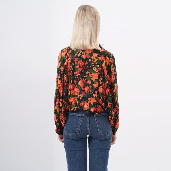 Drawstring Floral Kimonos Cover Ups - Image 3