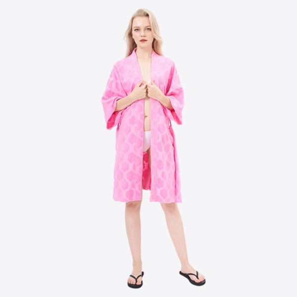 Women‘s Open Front Kimonos Pajamas with Sash - Image 7